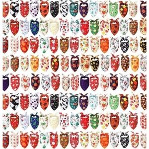 Dog puppy Cat Bandana Scarf Scarves Cute Christmas Halloween Thanksgiving 120 Pc